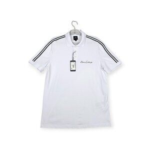Armani Exchange | Polo Shirt | Men's | Medium | White | Arm Stripe NWT